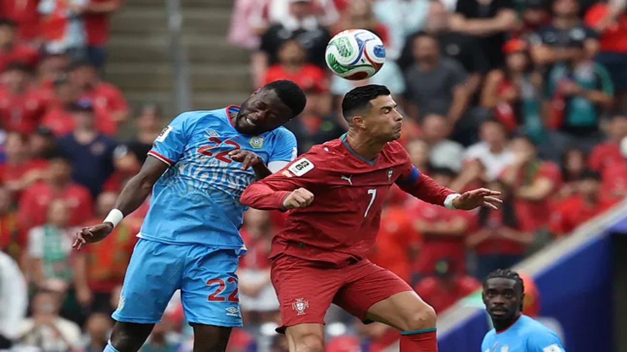 Portugal tropieza ante el Congo y Cristiano Ronaldo no logra aparecer en el empate 1-1