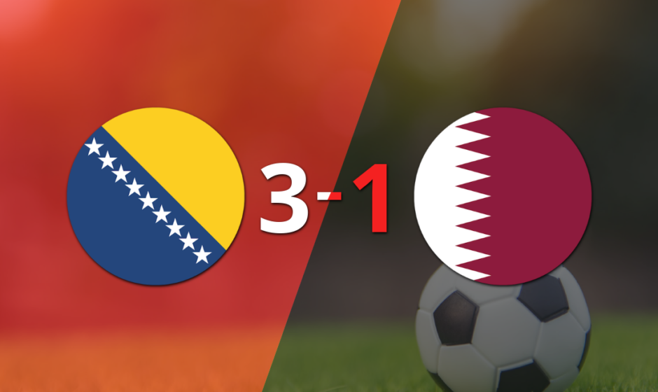 Bosnia-Herzegovina venció 3-1 a Catar en el Mundial 2026