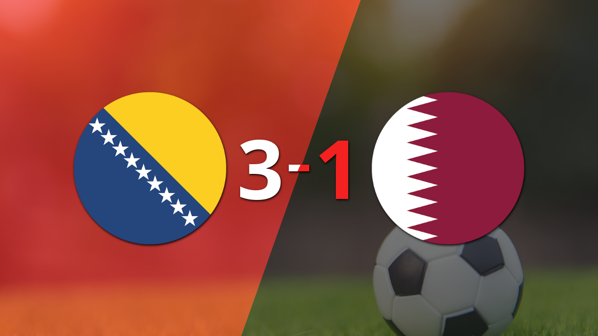 Bosnia-Herzegovina venció 3-1 a Catar en el Mundial 2026