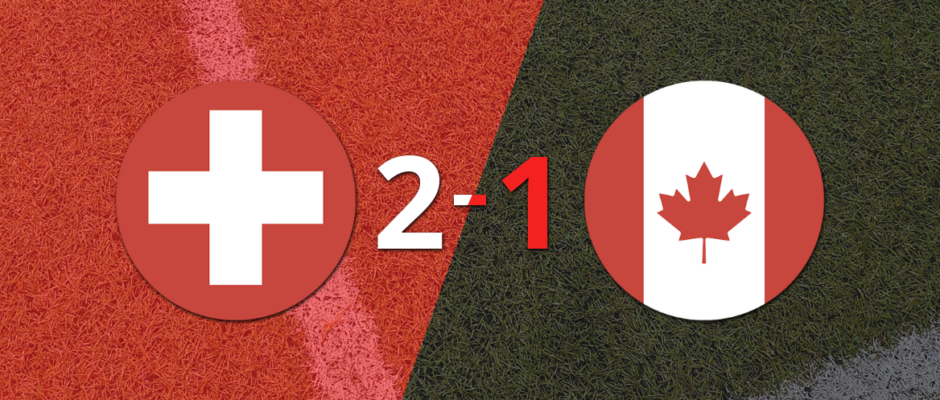 Suiza venció 2-1 a Canadá en el Grupo B del Mundial 2026