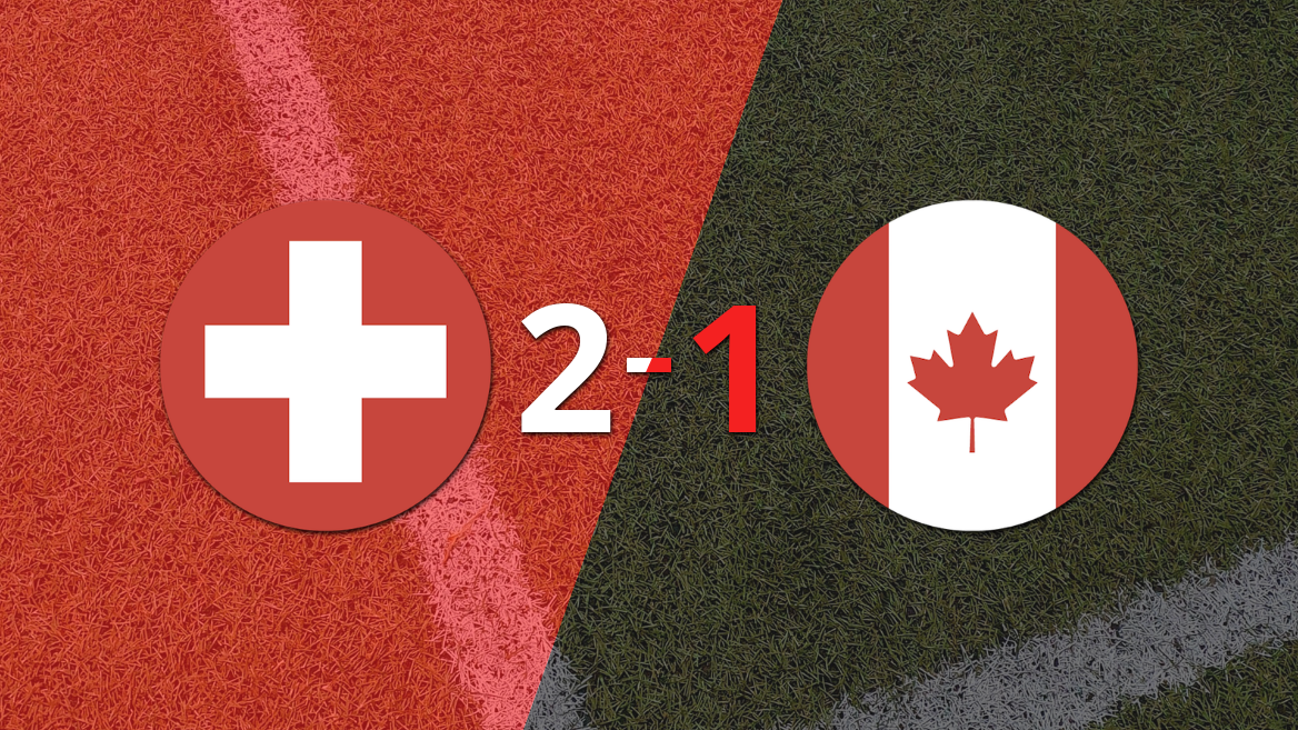 Suiza venció a Canadá y se quedó con el primer lugar del Grupo B